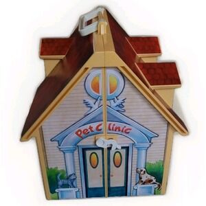 Vintage 2005 Playmobil Take Along Pet Clinic Veterinarian Retired *Read